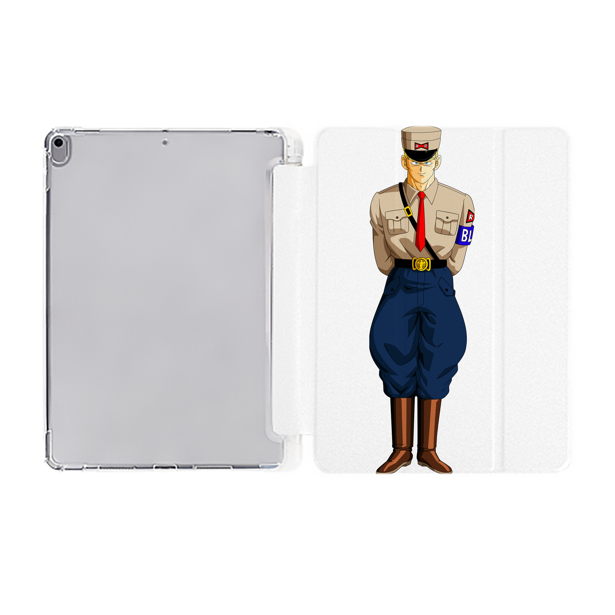 （画像用） ドラゴンボール DRAGON BALL IPad ケース ペン収納付き 三つ折りスタンド PUレザー×シリコン 対応機種9.5/10.5/10.9インチ